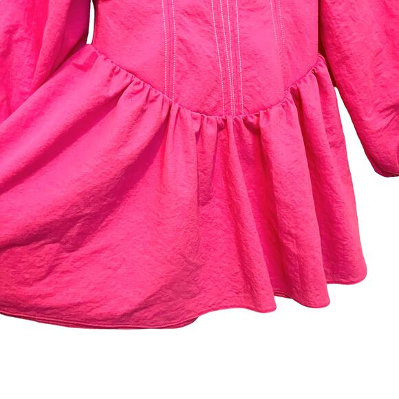 Asos Design Corset Skater Mini Dress Pink Size 2 - Picture 3 of 10